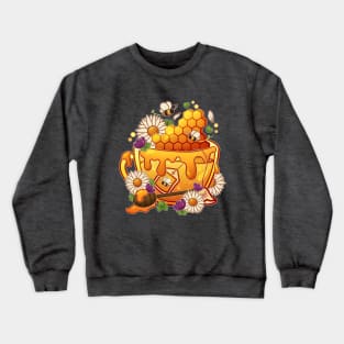 Honeycomb Teacup Crewneck Sweatshirt